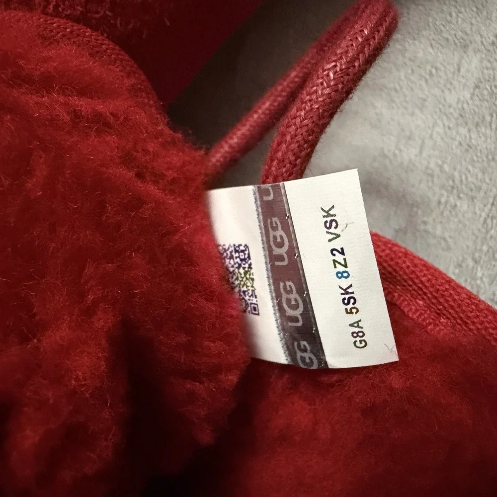 UGG NEUMEL II Boots Samba Red 1017320K Brand‎ New Size 6 / 7.5